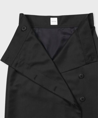 Paul Smith トラベル ラップスカート ブラック
