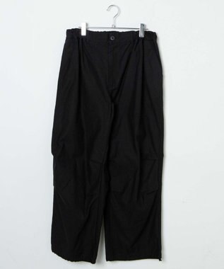 WEGO バックサテンワイドミリタリーパンツ ブラック