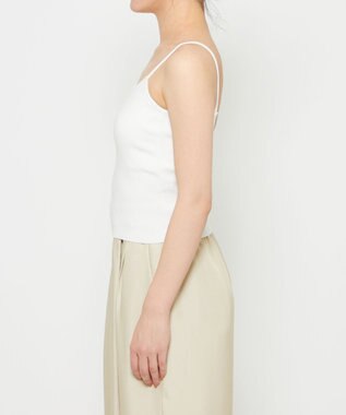 uncrave スムースニット キャミソール(カップ付き) オフ