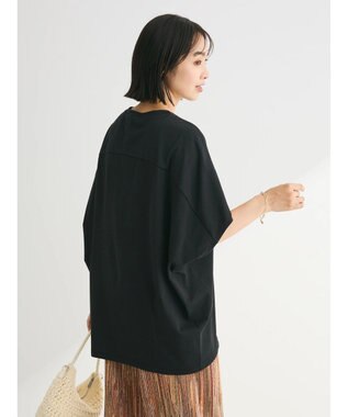 Green Parks 冷っとすずやか　バックバルーンフレンチプルオーバー Black