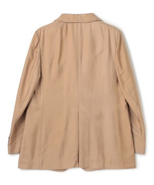 BEIGE， 【Oggi 11月号掲載】COBURN / シルク混ショールカラージャケット Camel
