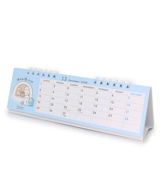 Mother garden しろたん しろたん＆らっこいぬ 2024年 スリム卓上カレンダー スリム卓上カレンダー