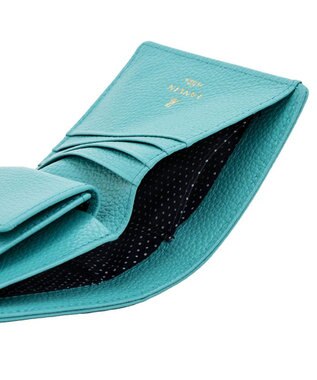 LANVIN en Bleu リュバン コンパクト二つ折り財布 ブルー