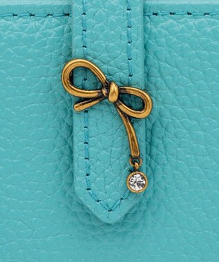 LANVIN en Bleu リュバン コンパクト二つ折り財布 ブルー