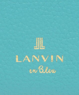 LANVIN en Bleu リュバン コンパクト二つ折り財布 ブルー