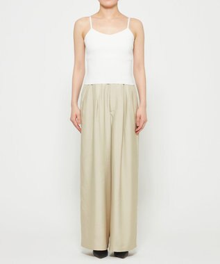 uncrave スムースニット キャミソール(カップ付き) オフ