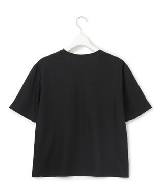 ICB シフォンコンビ ランダムタックカットソー ブラック