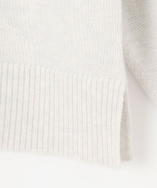 組曲 【8色展開・前後着用可】ウールカシミヤミックス パフスリーブ ニット 【WEB限定】シルバーグレー系9