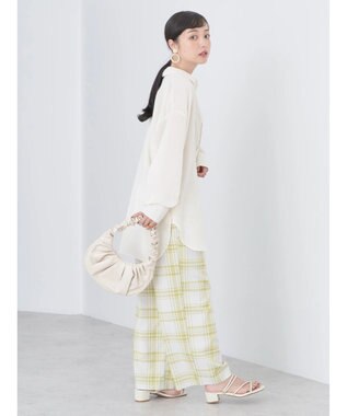 earth music&ecology シアーボーイズライクシャツ Off White