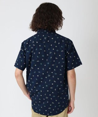 Columbia Columbia/ ラピッドリバーズプリントショートスリーブシャツ /コロンビア Collegiate Navy Deserted