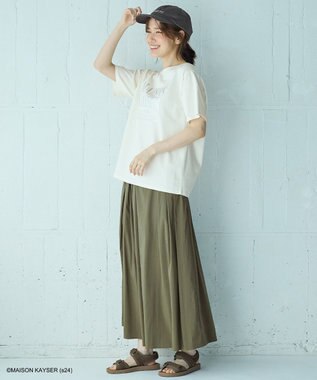 ANY 【MAISON KAYSERコラボ】刺繍ロゴキャップ グレー