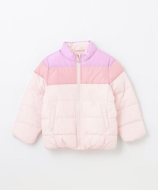 ANY KIDS 【洗濯機OK】中綿 ガーリー コート ピンク系