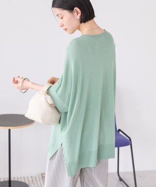 AMERICAN HOLIC 接触冷感サイドスリットニットプルオーバー Mint