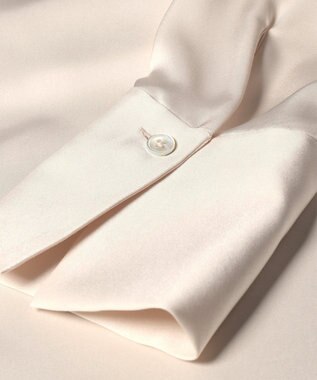 Paul Smith サテン ボウタイ ブラウス オフホワイト