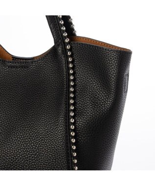 UNBILLION 【テレビ ドラマ着用アイテム】カシュカシュ cachecache / ボールチェーン2wayミニトートバッグ ブラック