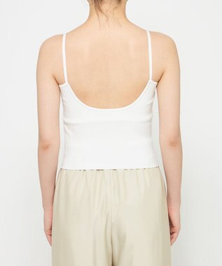 uncrave スムースニット キャミソール(カップ付き) オフ