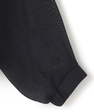 ICB L 【洗える】 Ta/Peメッシュ ブルゾン ブラック系