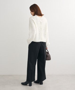 Green Parks ２ｗａｙ　ショート丈ネッププルオーバー White