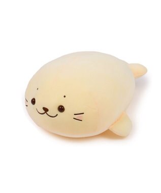  しろたん ふわもち ぬいぐるみ 38cm  みるくカラー 《カスタードみるく》 単品