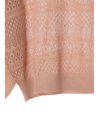 Green Parks ・ｆｕｒｒｙ　ｒａｔｅ　シアー×ギャザープルオーバー Pink