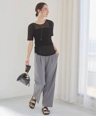 WEGO 【ANGIE VINTAGE】レースTシャツ ブラック