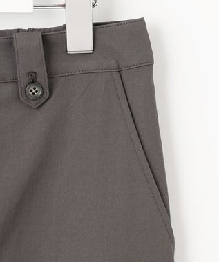 J.PRESS LADIES L 【洗える・吸水速乾】麻シェルドライ テーパード パンツ スレート系