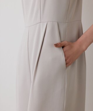 GRACE CONTINENTAL レースコンビサロペット グレー