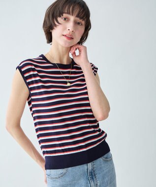 ANY ツインニットセット（ノースリーブニット＋カーディガン） エクリュ