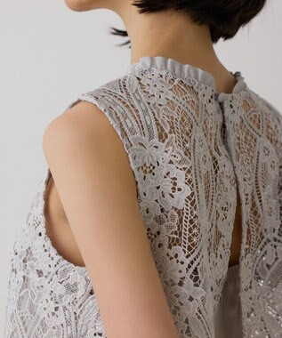 GRACE CONTINENTAL レースコンビサロペット グレー