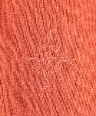 自由区 S カラーブロック カーディガン オレンジ×モカ