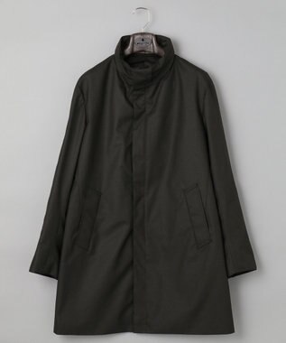 GOTAIRIKU 【帝人】SOLOTEXラミネートスタンドカラー コート ブラック系