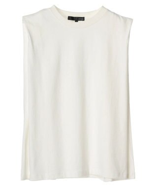 Green Parks ・ＳＵＧＡＲＳＰＯＯＮ【ＣＯＯＬ】タックノースリーブＴＥＥ Off White