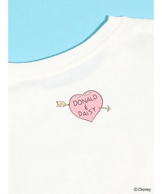 Green Parks ドナルドダック９０ｔｈ／アクセ風プリントＴＥＥ Off White