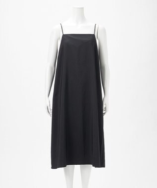 23区 【エステータ】シャドーチェック アシンメトリー ワンピース ブラック系