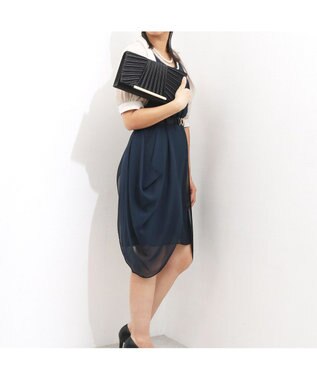 UNBILLION カシュカシュ cachecache / チェーンショルダー付きクラッチバッグ ブラック