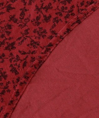 JOSEPH ABBOUD 【ソフトな着心地/I単品羽織にも】 コーデュロイフラワープリント シャツ レッド系5