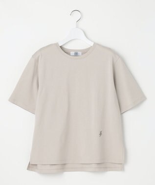 J.PRESS LADIES S ロゴ Tシャツ グレージュ系