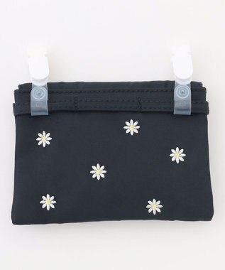 ANY KIDS 総柄刺繍移動ポケット ネイビー