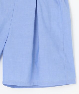 組曲 KIDS 【150-160㎝】シャンブレー ショートパンツ サックスブルー系