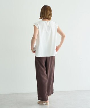 YECCA VECCA ドレープブラウス Off White