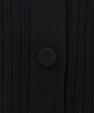 JOSEPH 【洗える】メリノリブ　ニットカーディガン Black