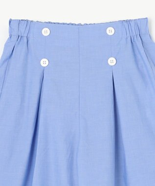 組曲 KIDS 【150-160㎝】シャンブレー ショートパンツ サックスブルー系