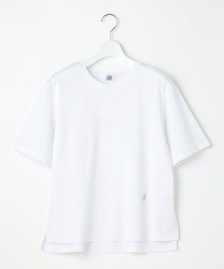 J.PRESS LADIES S ロゴ Tシャツ ホワイト系