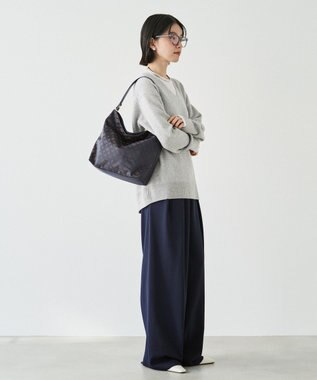 russet ナイロンジャガード2WAYショルダーバッグ(CE-1693) Purple/BR