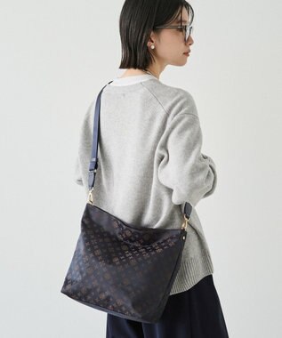 russet ナイロンジャガード2WAYショルダーバッグ(CE-1693)