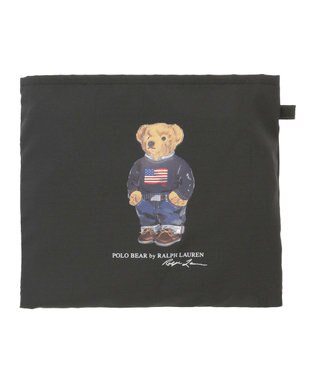 MOONBAT POLO RALPH LAUREN リップポケッタブルレインバッグ　フラッグベア ブラック