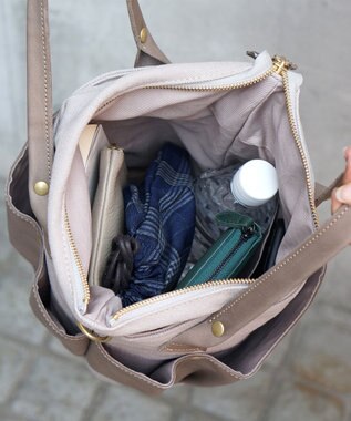 FOLNA RD レザー2WAYガーデンバッグ ブラック