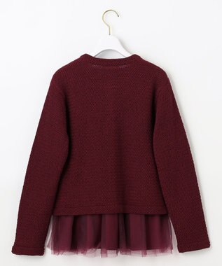 ANY SIS 【2SET】チュールインナー ツイン ボルドー