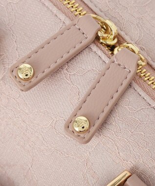 Maison de FLEUR レース2Wayボストンバッグ Pink