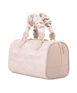 Maison de FLEUR レース2Wayボストンバッグ Pink